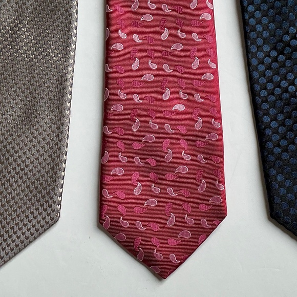 3 Hugo Boss Slim all silk Ties made in Italy 🇮🇹 - Picture 5 of 8